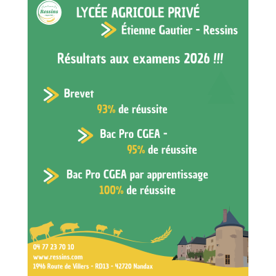 Résultats aux examens 2026